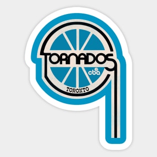 Defunct Toronto Tornados Basketball Team Sticker